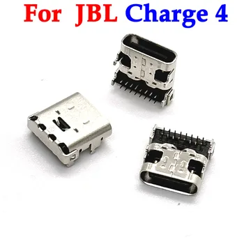 1-10 бр. За Bluetooth-динамиката на JBL Charge 4 Нов дамски 16-пинов конектор за зареждане чрез mini-USB Type C с вход за контакти