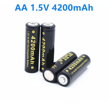2022 lote 4200mAh AA recarregável 1.5 V bateria 