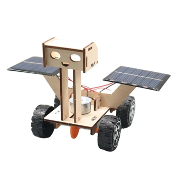 2024 Нови научни автомобилни комплекти Stem Дървена автомобилна играчка на слънчевата енергия Детски комплекти за научни експерименти STEM за подаръци момчета и момичета