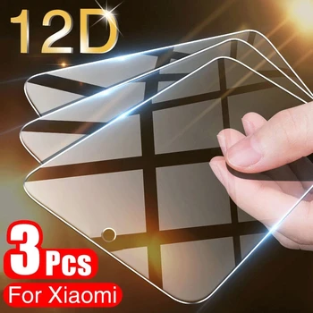 3ШТ Закалено Стъкло За Xiaomi Redmi Note 12 7 8 9 10 11 10S 11S Poco Pro M3 M4 M5 M5s X3 NFC X4 F3 F4 F5 X5 5G Протектор на Екрана