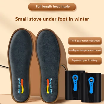 USB Стелки За Обувки С Подгряване, Електрически Топло За Краката, Зимата Топло За Краката, Дамски Мъжки Вложка, Позволяваща да Ходи, Притопляне За Краката