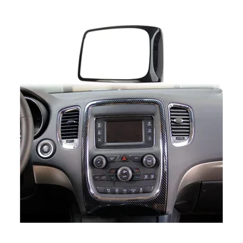 Автомобилна GPS Навигация Рамка на Кутията Тампон за Dodge Durango 2014-2020 Аксесоари ABS, изработени От Въглеродни Влакна