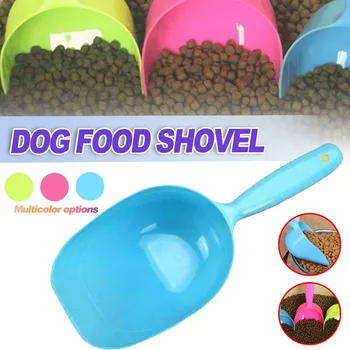 Здрава Пластмасова лъжичка с голям капацитет, лъжичка за храни за домашни любимци, Преносими лъжичка за измерване на хранене на кучета, аксесоари за домашни любимци