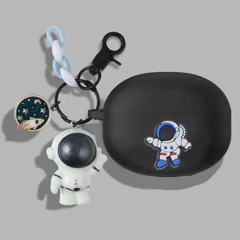 Калъф за Realme Рецептори Air 3 /Air3 Neo с анимационни космонавт, забавни слушалки, силиконов защитен калъф за Realme Air3 Нео Cover
