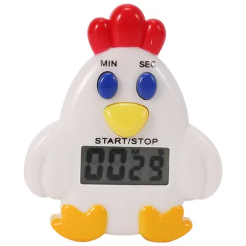 Кухненски LCD дисплей с цифрово обратното броене 99 минути и 59 секунди, скоба за таймер пилешки будилник