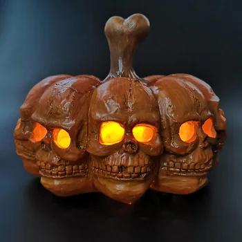 Многостранни скелети ръчно джак-o-фенер маса на ужасите скелет за декорация за Хелоуин декорация на партита