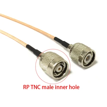 Нов штекерный прекъсвач TNC Конектор RP-TNC Connector с вътрешен отвор Коаксиален кабел RG316 търговия на Едро с Бърза доставка 15 см 6 