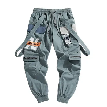 Нови горещи Мъжки панталони за джогинг, Всекидневни спортни панталони-карго, градинска дрехи с модерен принтом, Удобно положително тялото 3xl