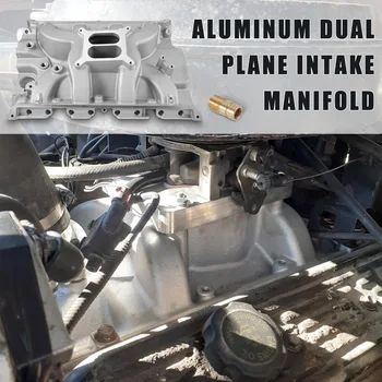 Подробности за двигателя на колата Алуминиев две равнини сатинированный всмукателния колектор за Ford FE 390 406 410 427 428