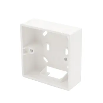 Стандартна Монтажна Кутия Универсална Пластмасова Изход От PVC Задната Вградена Скоростна Кутия разпространение Стена