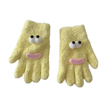 Топли детски зимни ръкавици с игрив дизайн за активен отдих Директен доставка